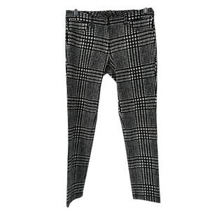 J. McLaughlin Houndstooth Slim Straight Ankle Pants Size 4